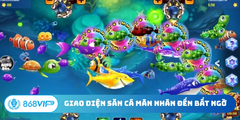 Giao diện săn cá mãn nhãn đến bất ngờ