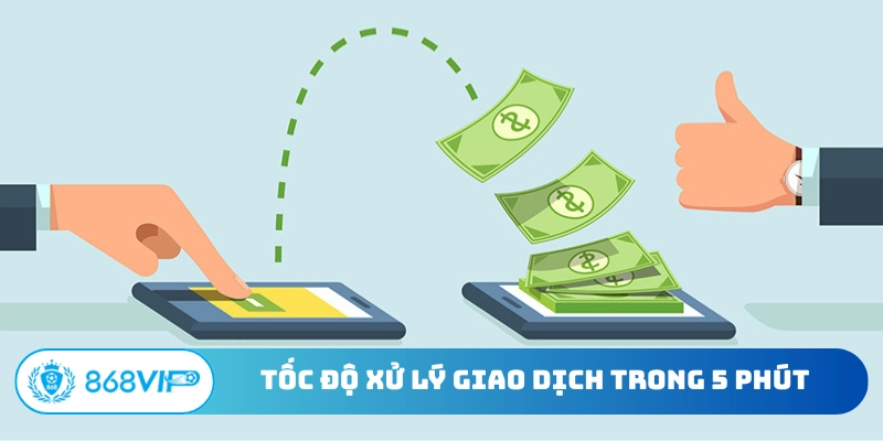 Tốc độ xử lý giao dịch trong 5 phút